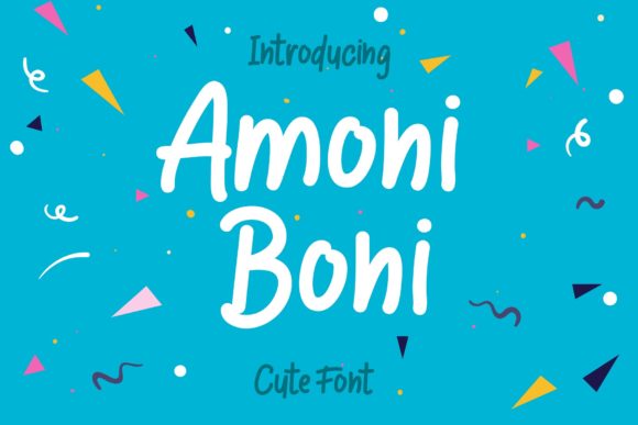 Amoni Boni: A Sweet Typeface for Branding