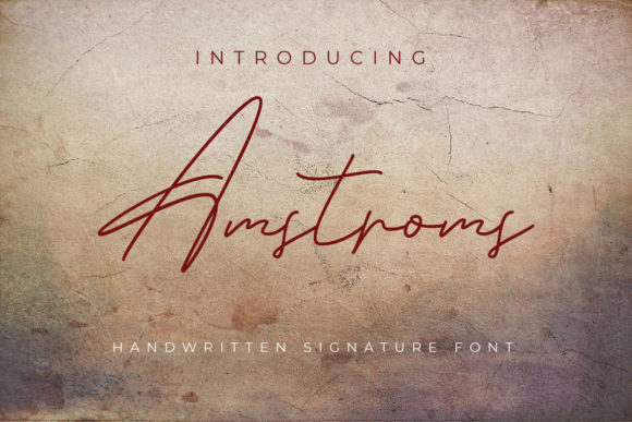 Amstroms: The Script Font for Scroll-Stopping Brand Visuals