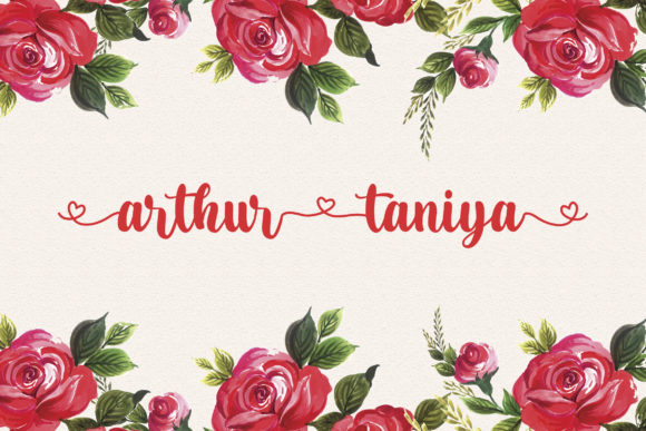 Arthur Taniya Font for Professional Branding
