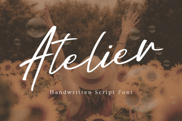 Atelier Font: A Handwritten Typeface for Polished Branding