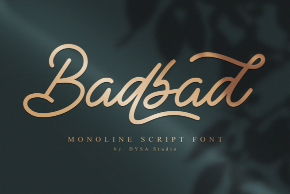 Badbad: A Script Font for Stronger Branding