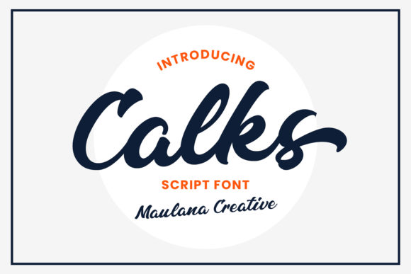 Calks Font: Bold Handwritten Style for Branding