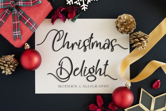 Christmas Delight: A Typeface for Festive Campaigns