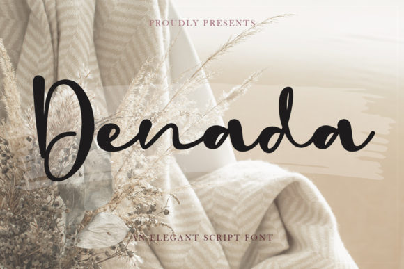 Denada: A Handwritten Font for Editorial Design