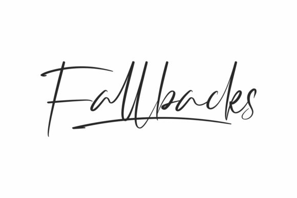 Fallbacks: The Handwritten Font for Marketers