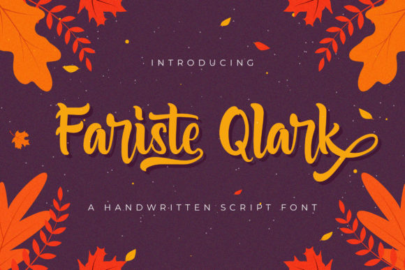 Fariste Qlark: A Fluid Handwritten Typeface