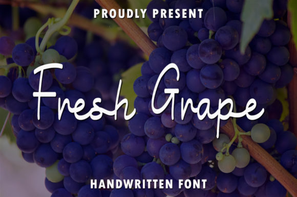 Fresh Grape: A Handwritten Font for Branding