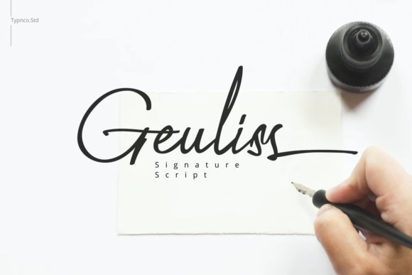 Geuliss: A Script Font for Modern Campaigns