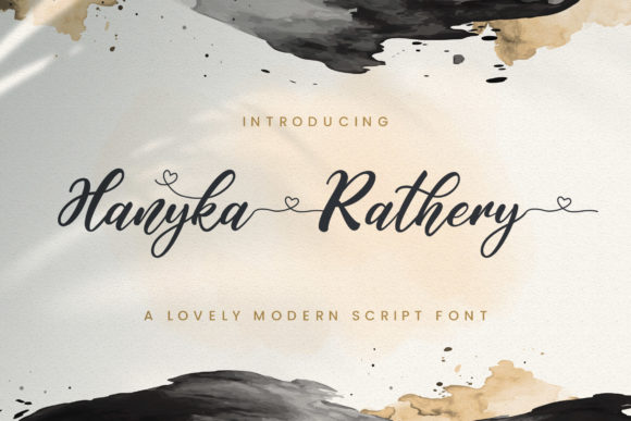 Hanyka Rathery: The Script Font for Scroll-Stopping Brand Content