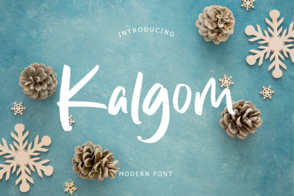 Kalgom: A Modern Script Font for Marketers