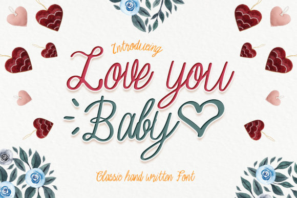 Love You Baby: A Handwritten Font for Editorial Design