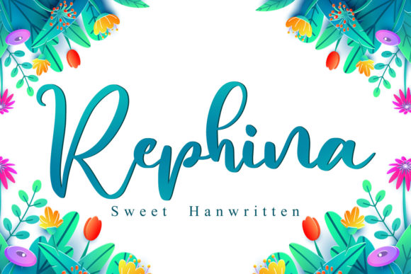 Rephina: The Script Font for Modern Branding