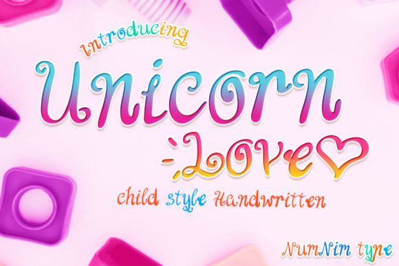 Unicorn Love: A Playful Handwritten Font for Web Design